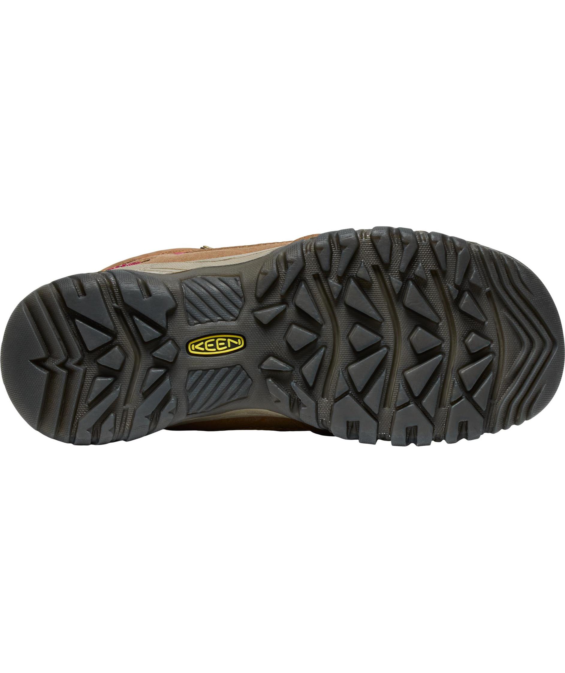 Keen Targhee IV Mid WP women's hiking boots, Bison/Beaujolais, large image number 7