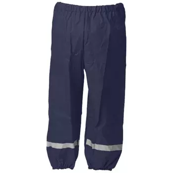 Elka PU kids rain trousers, Marine Blue