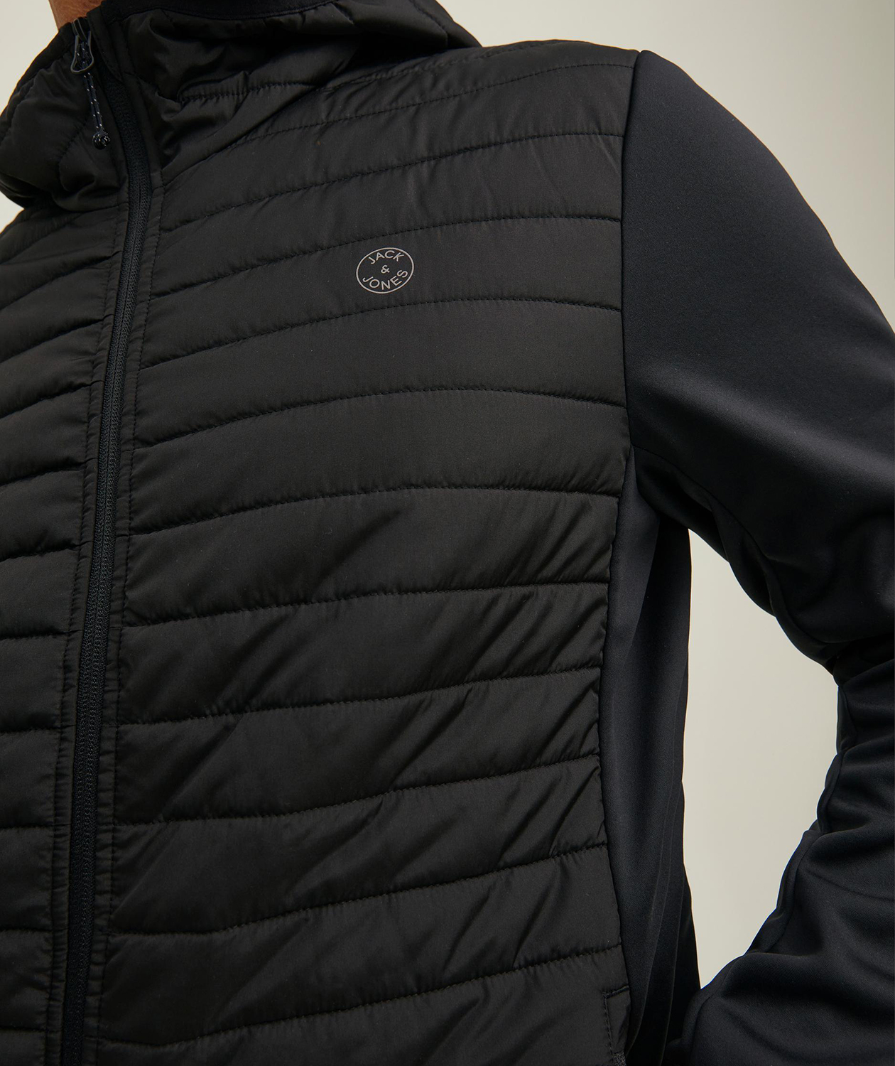 Jack & Jones JJEMULTI Quiltet jakke, Black, Black, large image number 3