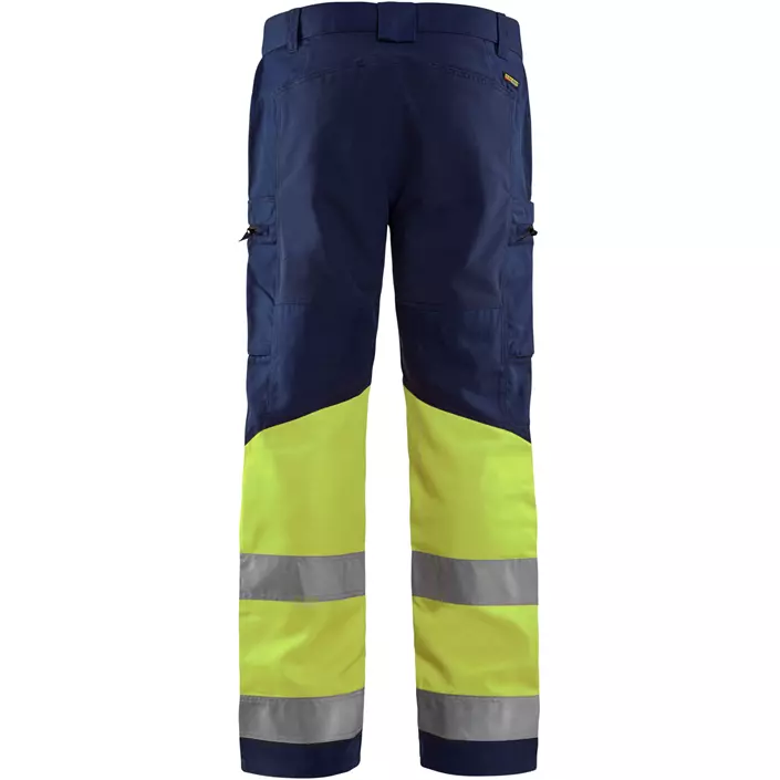 Blåkläder arbeidsbukse, Middels grå/Hi-Vis Oransje, large image number 2