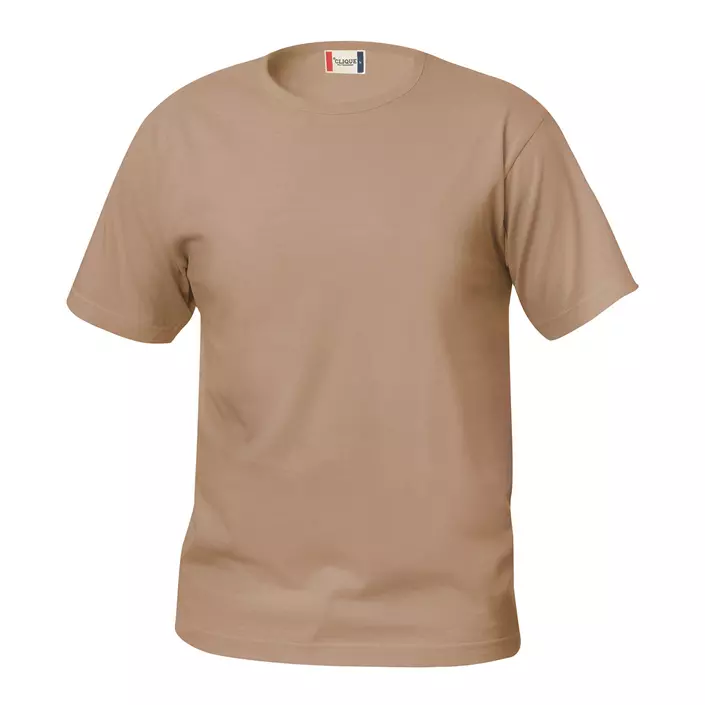 Clique Basic T-shirt barn, Caffe Latte, large image number 0