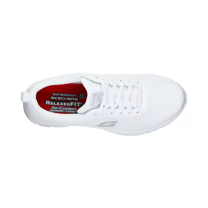 Skechers Flex Advantage SR Bendon work shoes OB, White, large image number 3