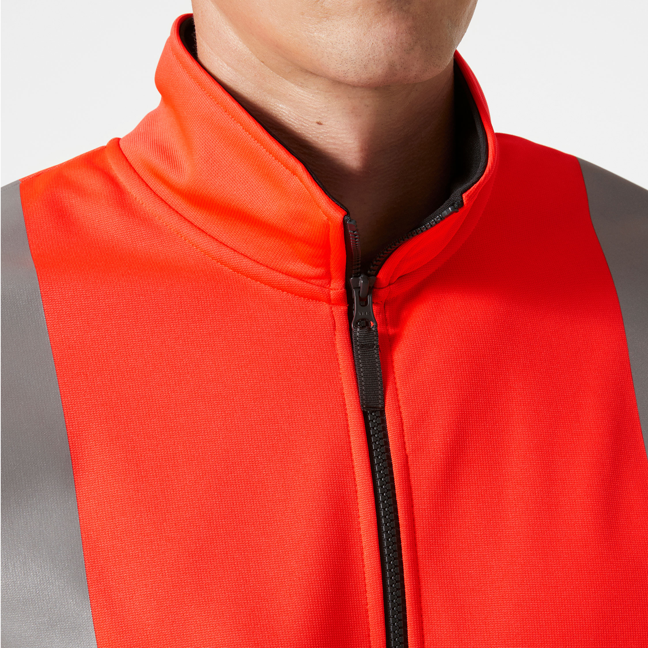 Helly Hansen Addvis cardigan, Hi-Vis Red/Ebony, large image number 4