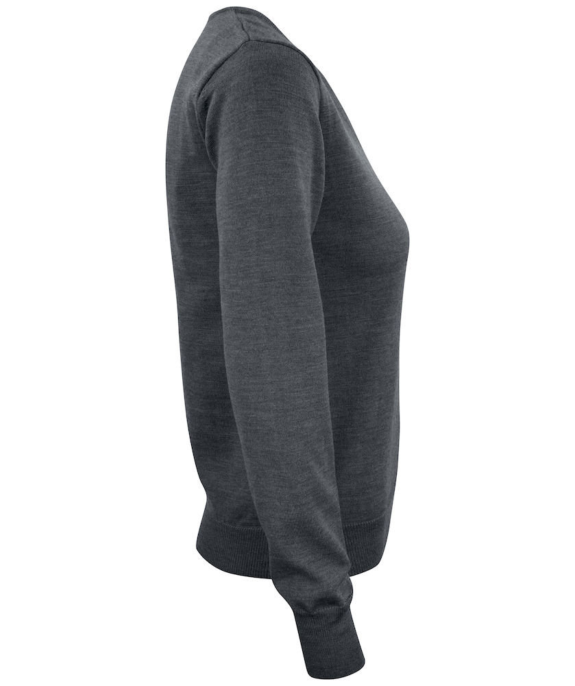 Cutter & Buck Everett women's sweatshirt with merino wool, Antracit Melange, large image number 3