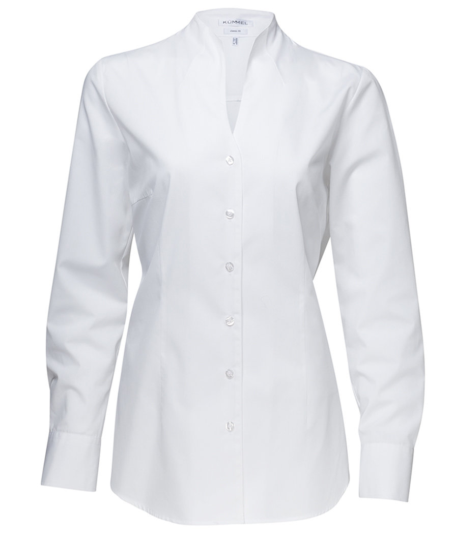 K&uuml;mmel Isabelle Classic fit women's poplin shirt, White