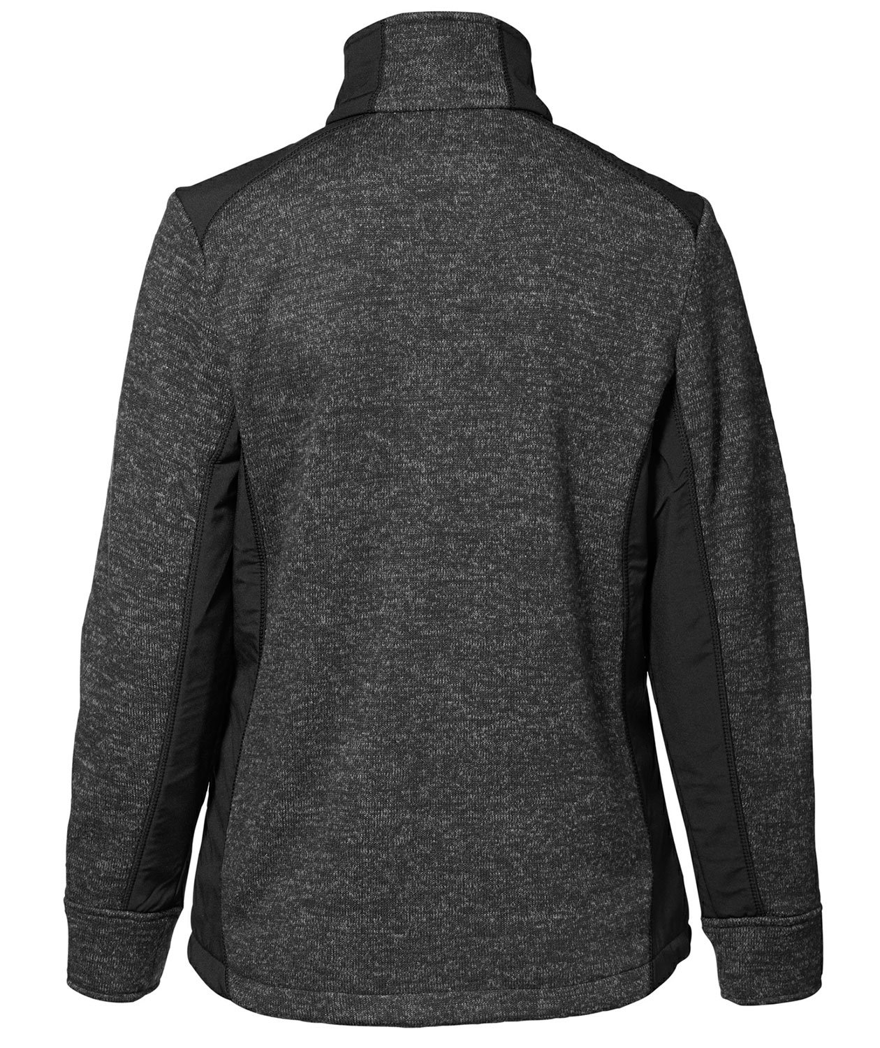 ID women's Knitted fleece cardigan, Graphite Melange, large image number 2