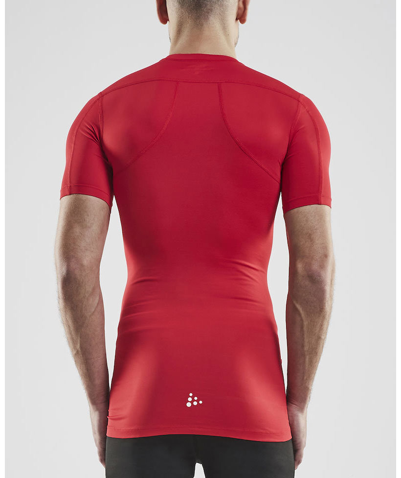 Craft Pro Control compression T-shirt, Bright red, large image number 2