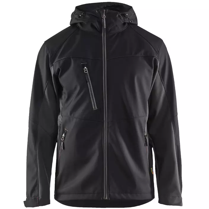Blåkläder Unite softshell jacket, Black/Dark Grey, large image number 0