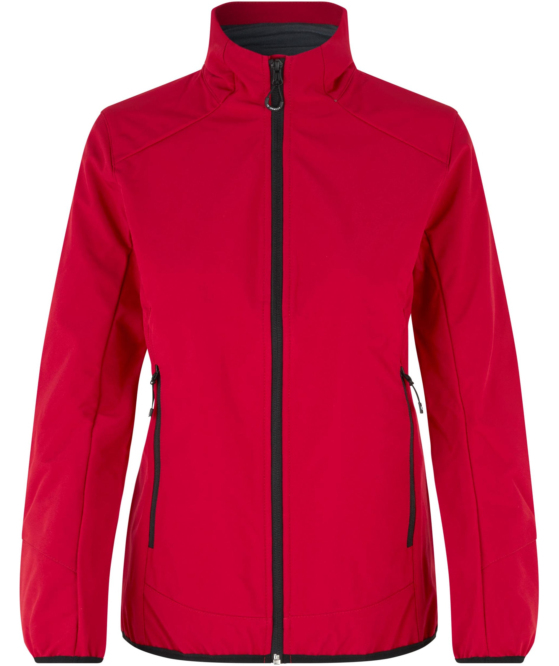ID functional women's softshell jacket, Red, Red, swatch