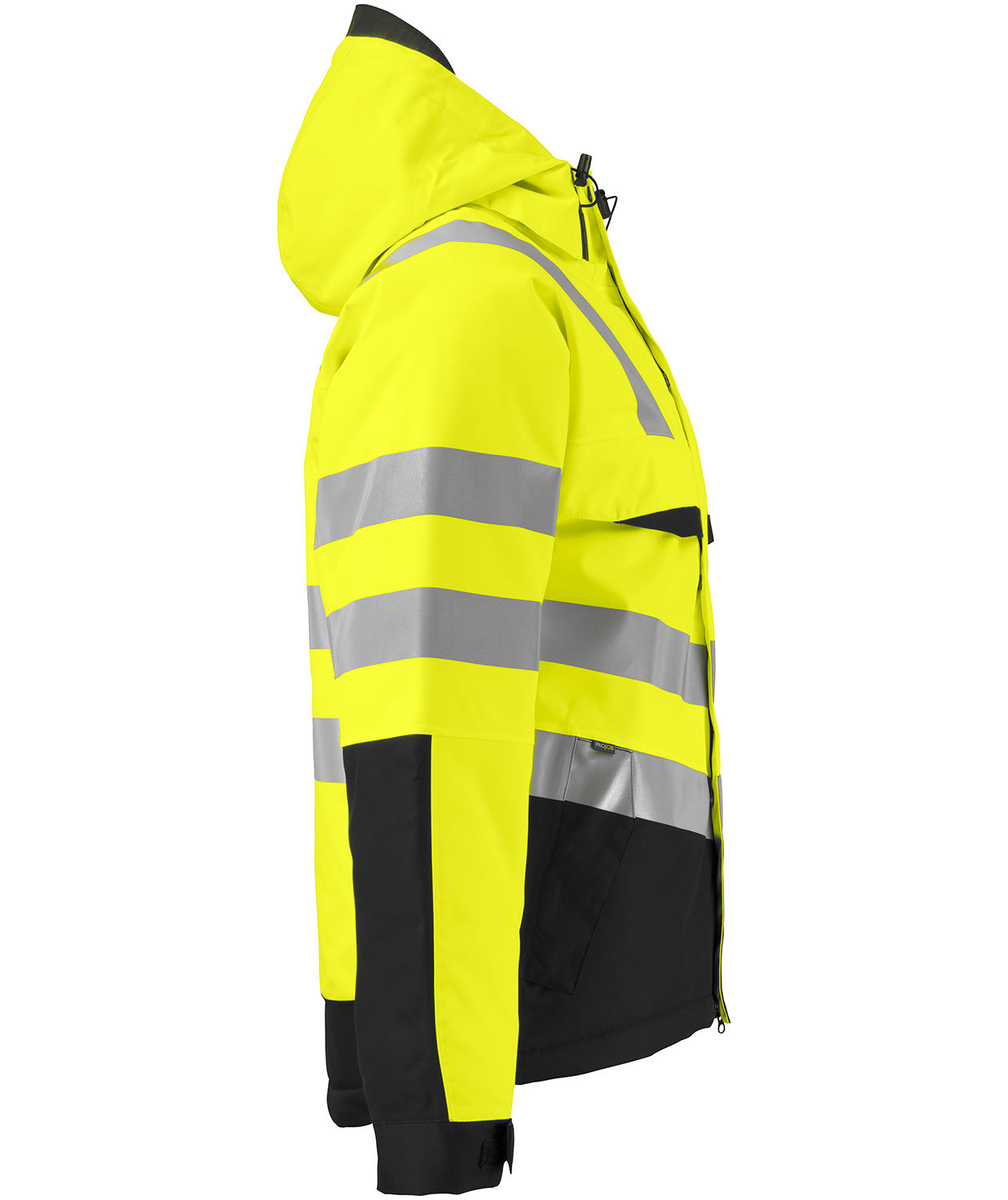 ProJob winter jacket 6422, Hi-vis Yellow/Black, large image number 3