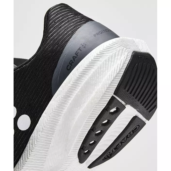 Craft PRO Endur Distance running shoes, Black/white, large image number 5