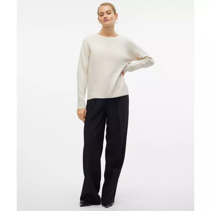 Vero Moda VMDOFFY stickad tröja dam, Birch Melange, large image number 4