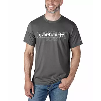 Carhartt Force Logo Graphic T-shirt, Carbon Heather