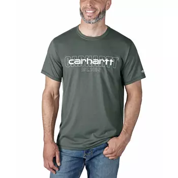 Carhartt Force Logo Graphic T-shirt, Carbon Heather