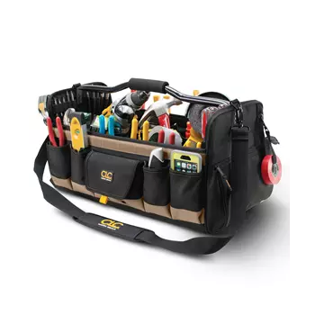 CLC Work Gear 1579 large open tool bag 55,7L, Black
