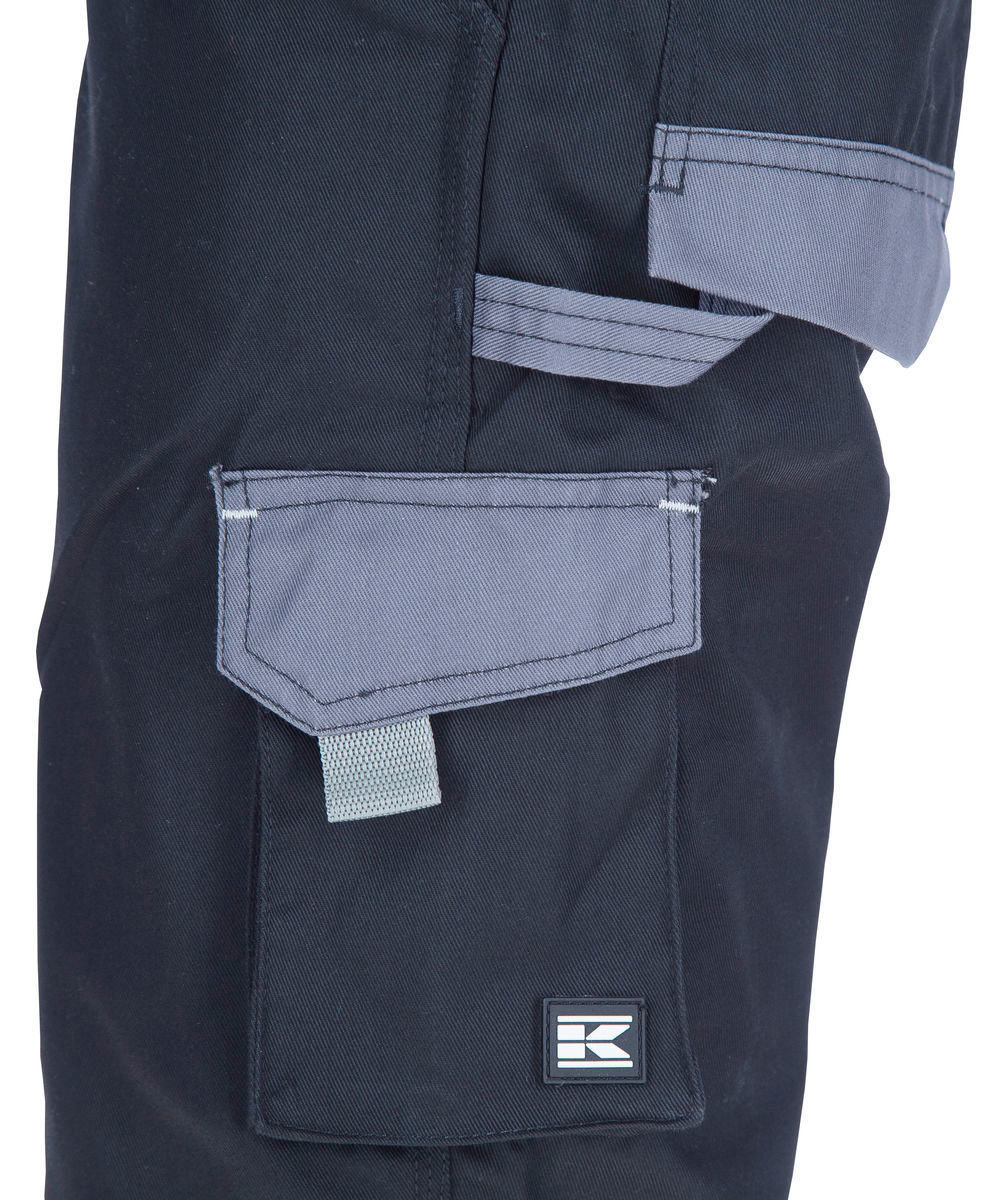 Kramp Original overall f&ouml;r barn, Svart/Gr&aring;, large image number 3