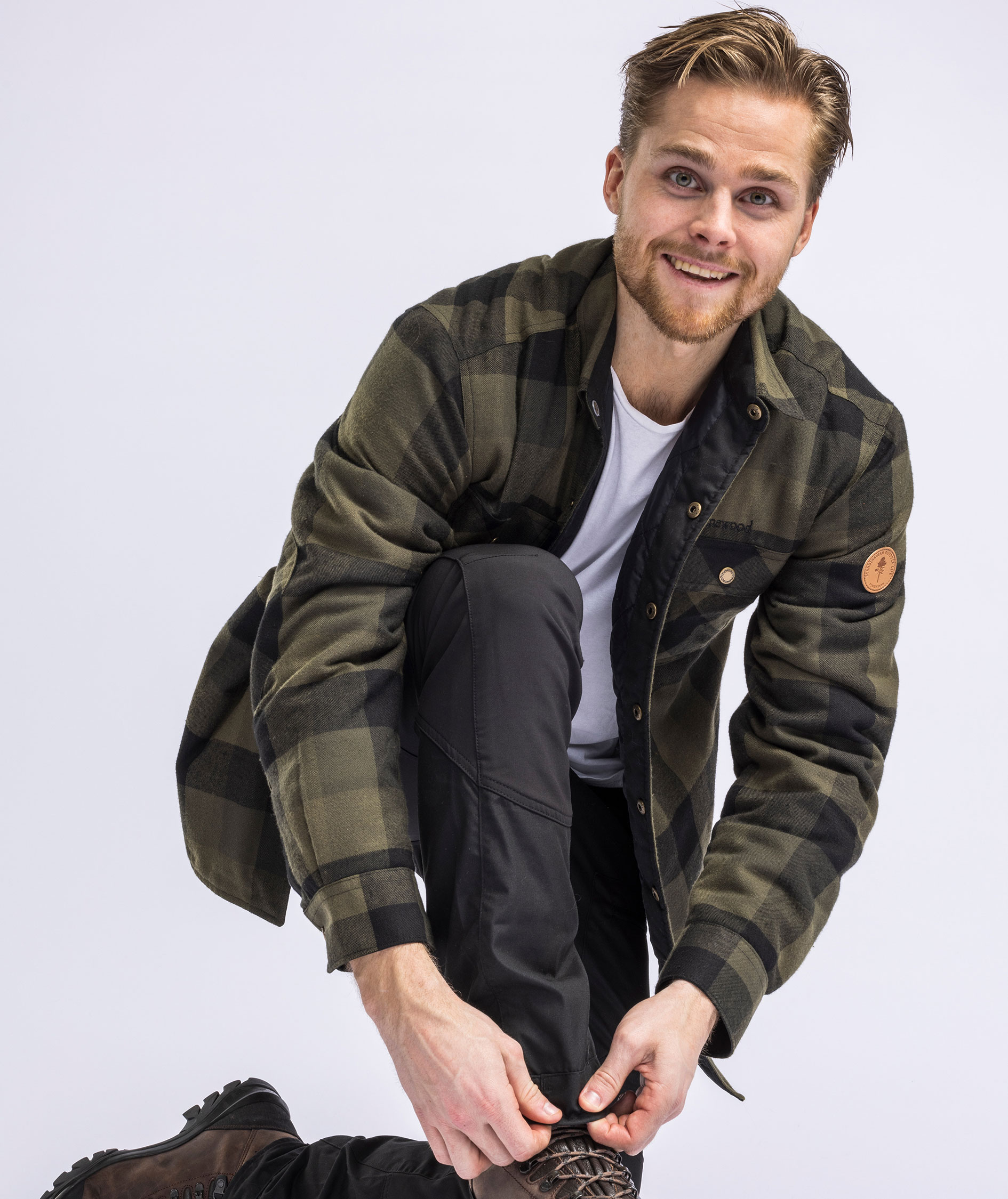 Pinewood Canada Classic 2.0 foret skovmandsskjorte, Gr&oslash;n/Sort, large image number 3