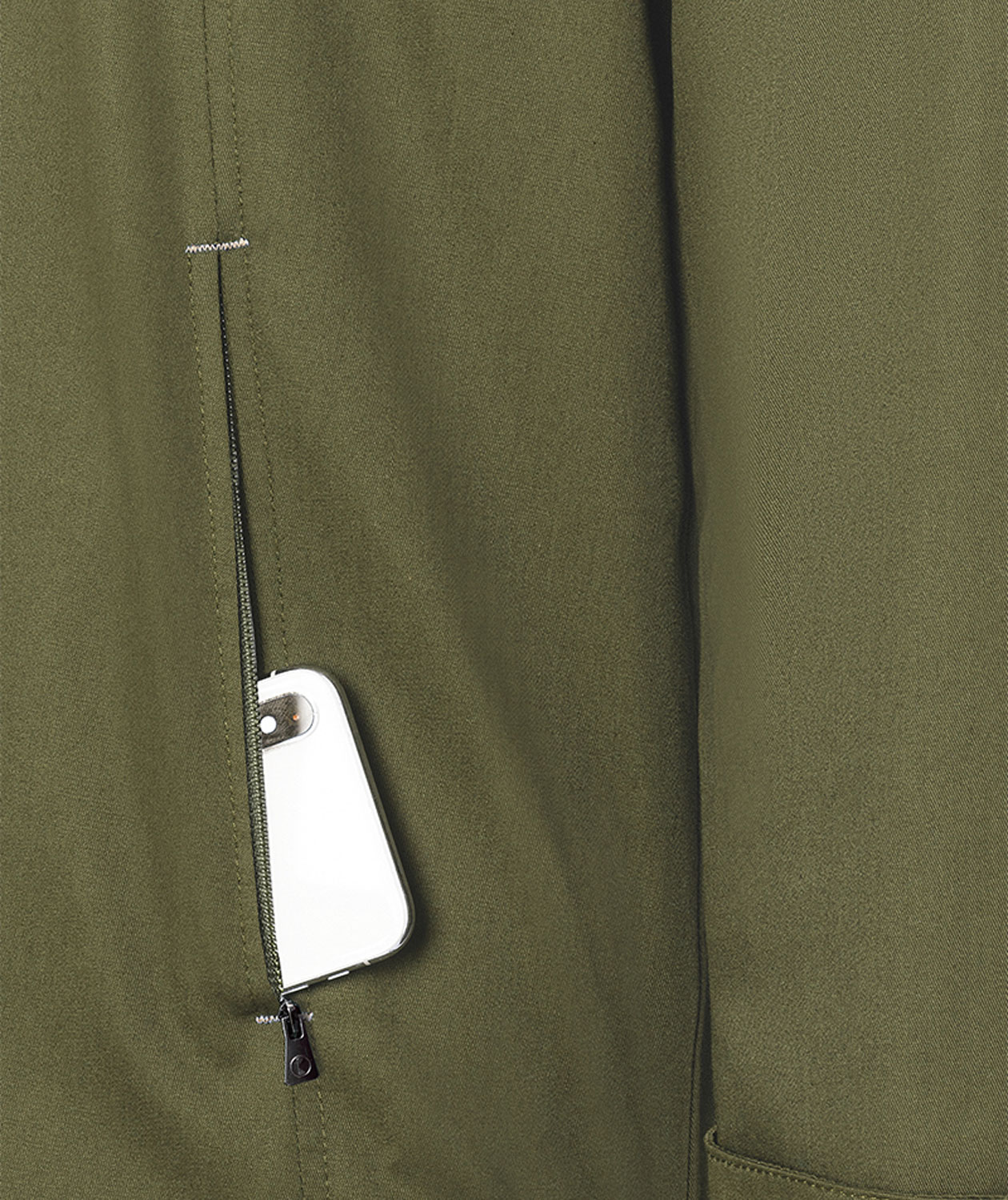 Karlowsky Green-generation chefs jacket, Moss green, large image number 4