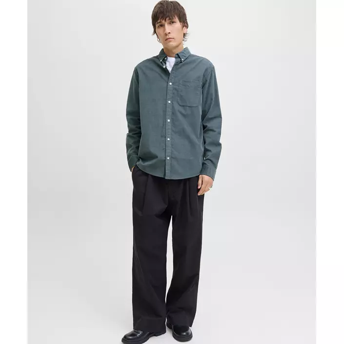 Jack & Jones JJECLASSIC Corduroy skjorte, Stormy Weather, large image number 5