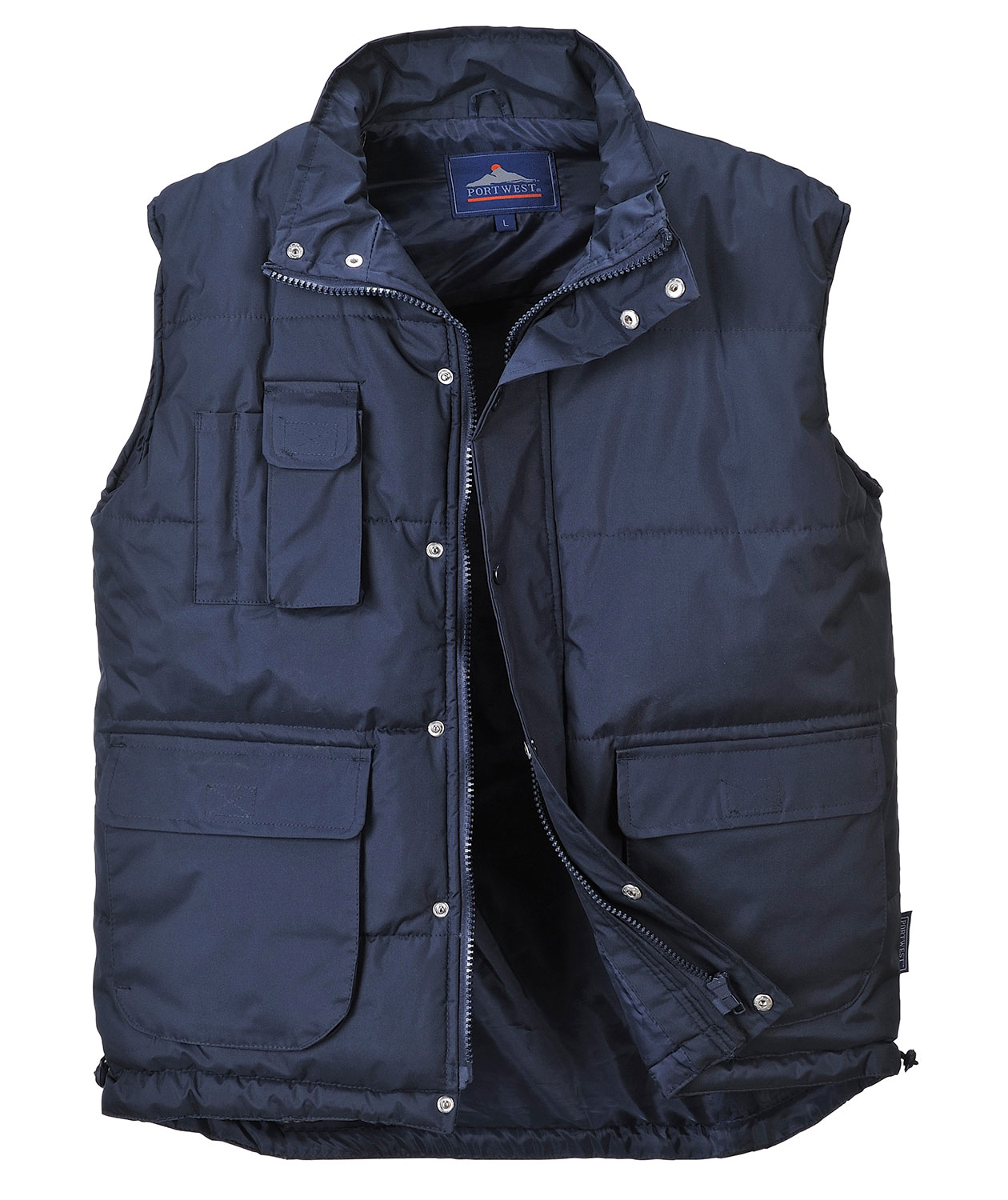 Portwest quilted vest, Marine Blue