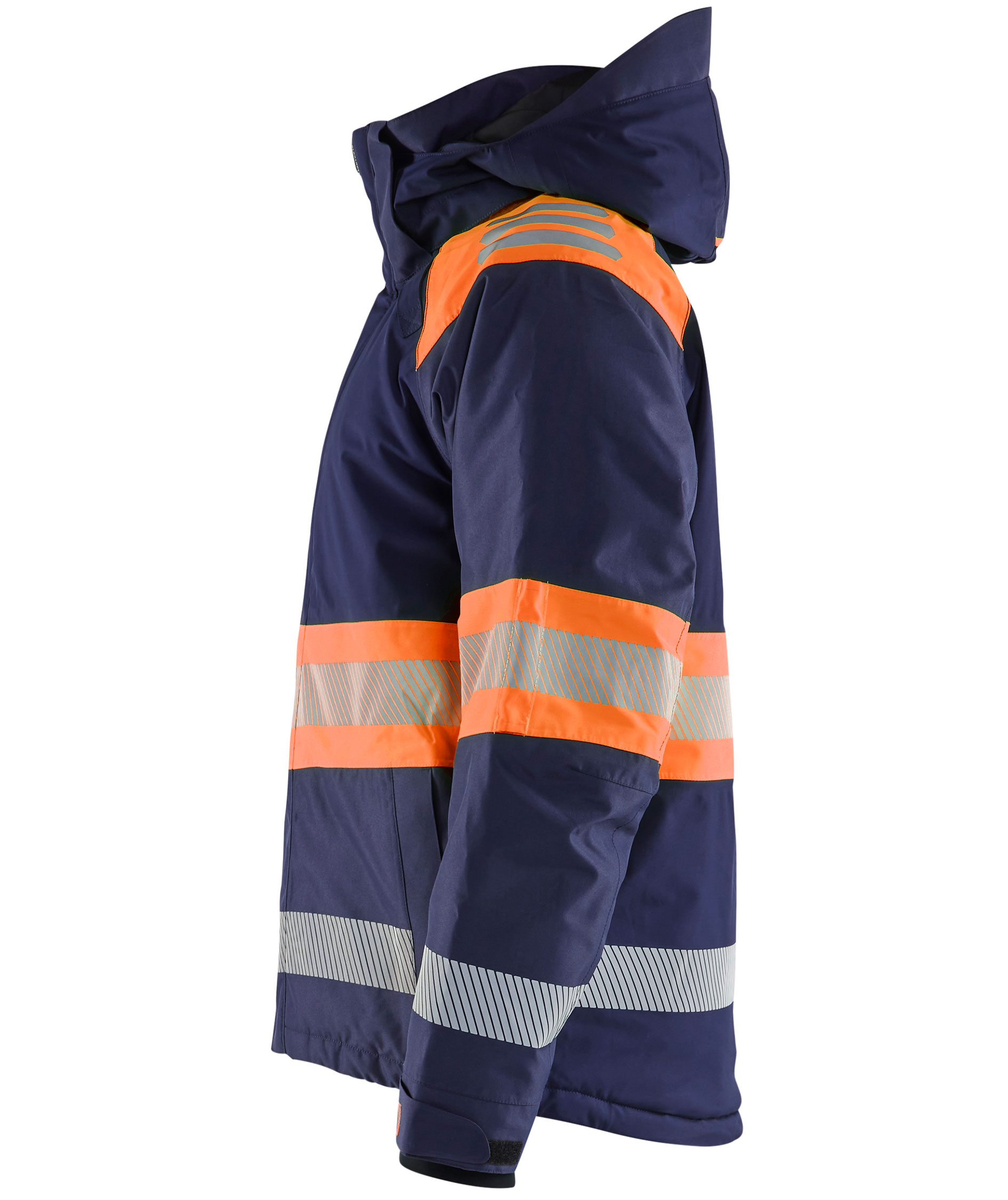 Bl&aring;kl&auml;der Winterjacke, Marine/Hi-Vis Orange, large image number 3