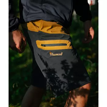 Pinewood Wildmark stretch shorts, Bronze/Mörk Antracit