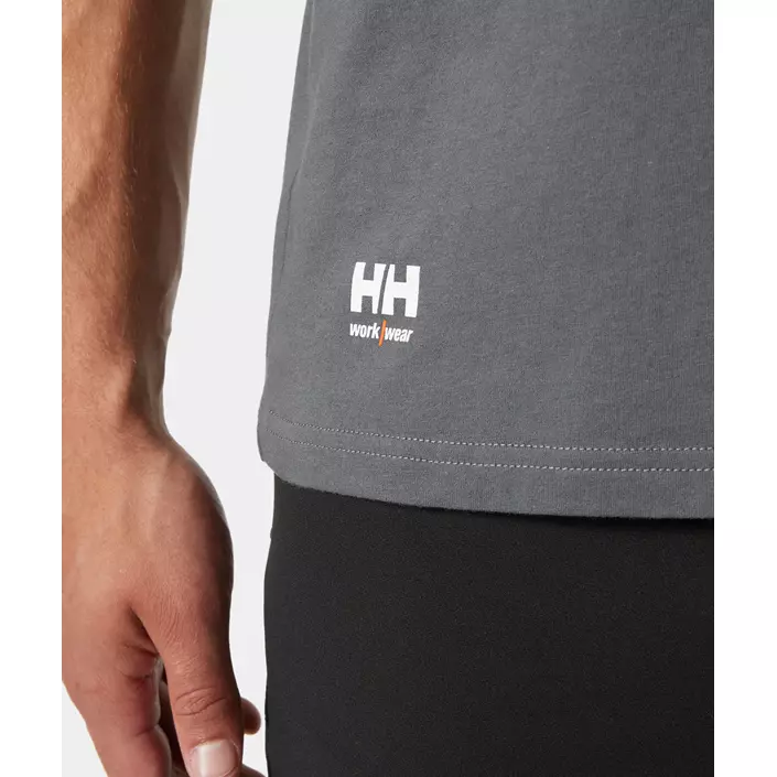 Helly Hansen Classic T-skjorte, Mørkegrå, large image number 4