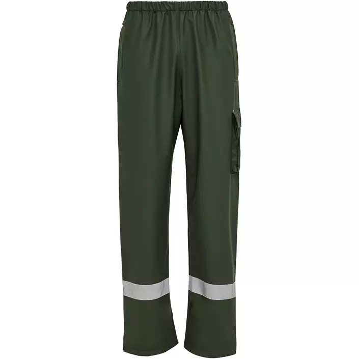 ELKA Dry Zone Visible D-Lux PU Regenhose, Olivgrün, large image number 0
