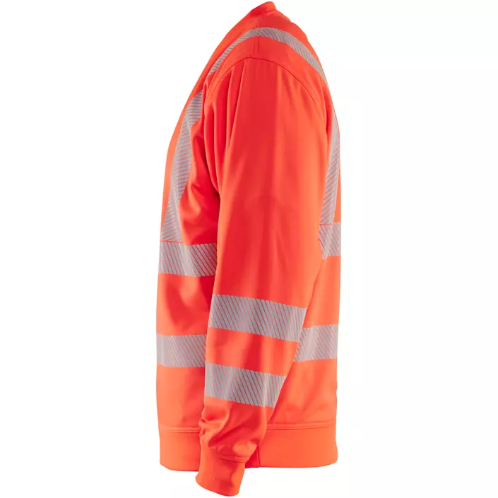 Blåkläder sweatshirt, Hi-Vis Rød, large image number 3