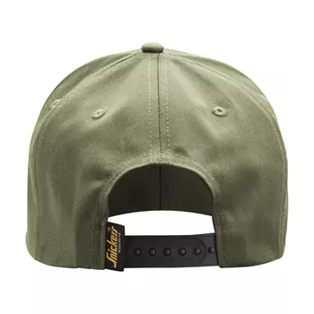Snickers AllroundWork cap, Khaki Green/Black