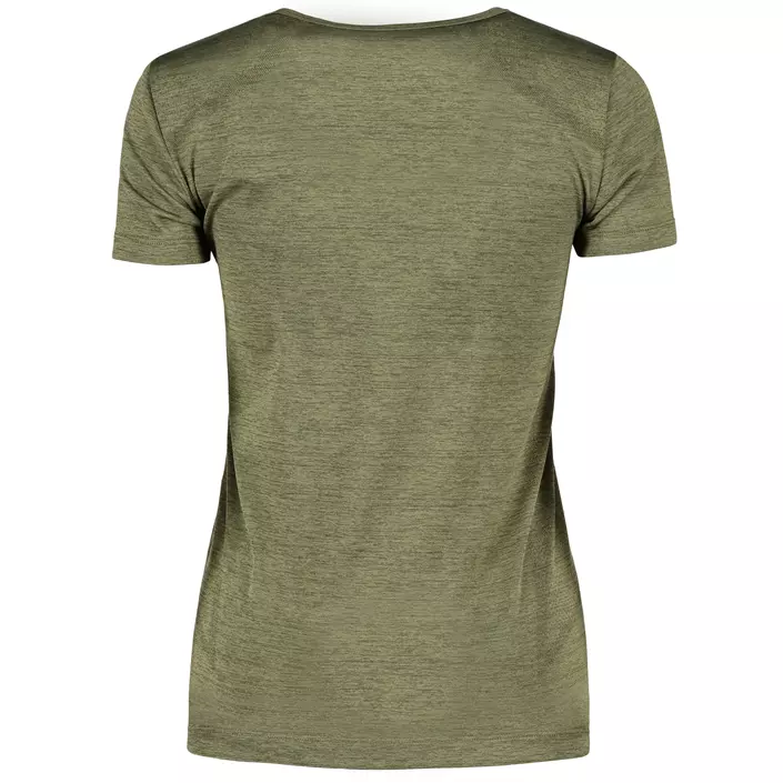 GEYSER Seamless dame T-shirt, Oliven melange, large image number 2