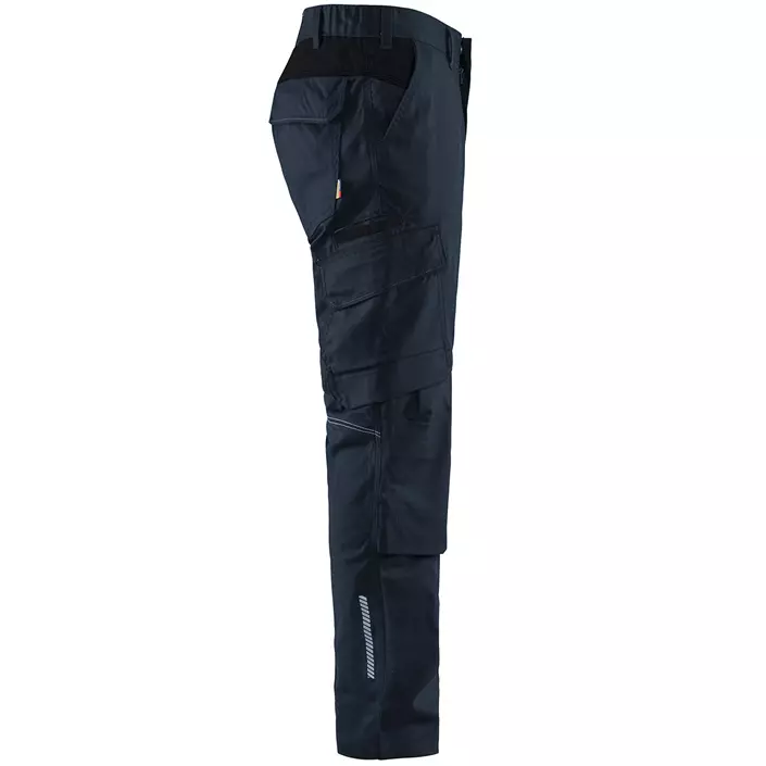 Blåkläder work trousers, Dark Marine/Black, large image number 3