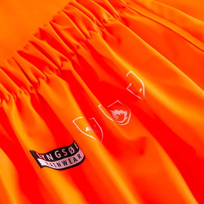 Lyngsøe Multinorm PU regnbukser, Hi-vis Orange, large image number 1