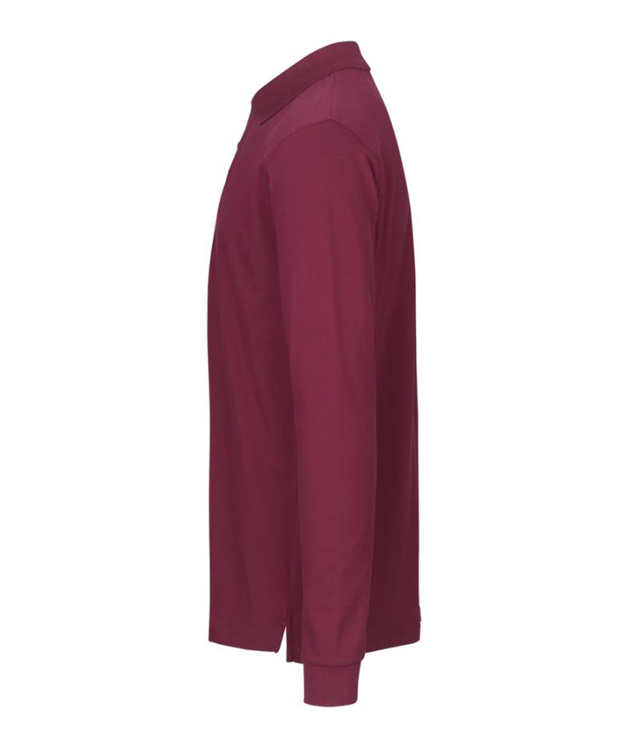 ID lang&aelig;rmet Polo T-shirt med stretch, Bordeaux, large image number 1