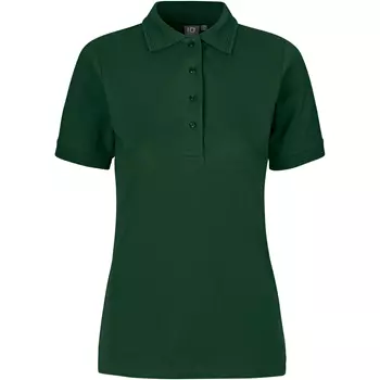 ID PRO Wear dame Polo T-skjorte, Flaskegrønn
