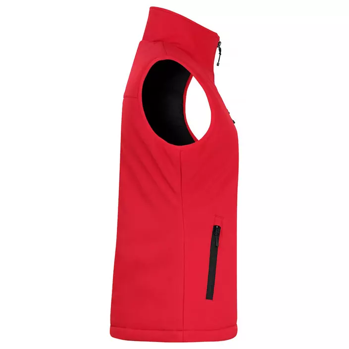 Clique lined women's softshell vest, Red, large image number 2