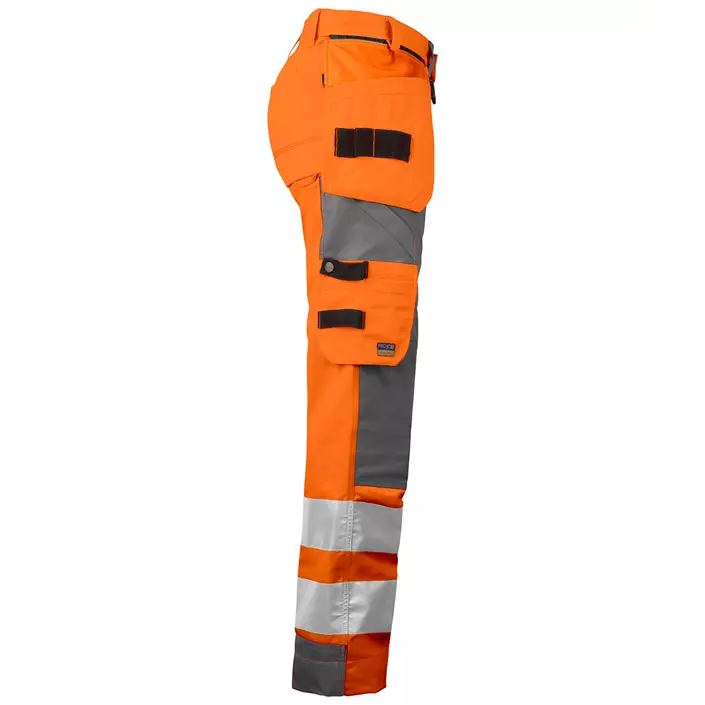 ProJob Damen Handwerkerhose, Hi-vis orange/Grau, large image number 3