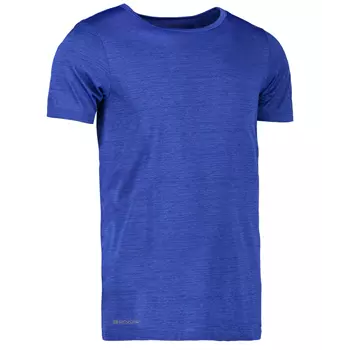 GEYSER sømløs T-skjorte, Kongeblå melange