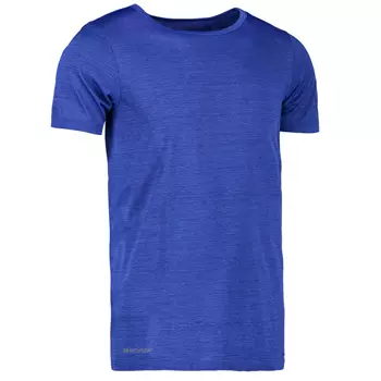 GEYSER seamless T-shirt, Royal blue melange