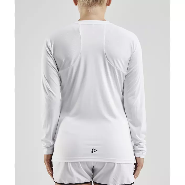 Craft Pro Control Impact long-sleeved women's T-shirt, White/Black, large image number 3
