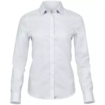 Tee Jays Stretch Luxury dameskjorte, Hvid