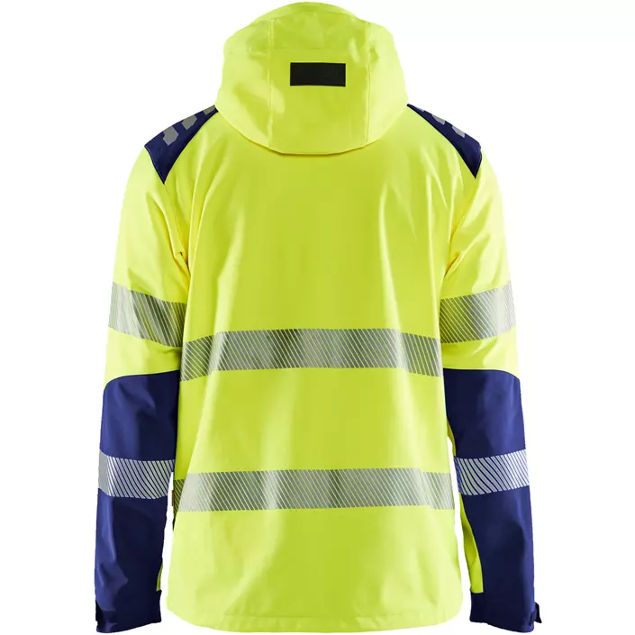 Blåkläder softshelljacka, Varsel gul/marinblå, large image number 1