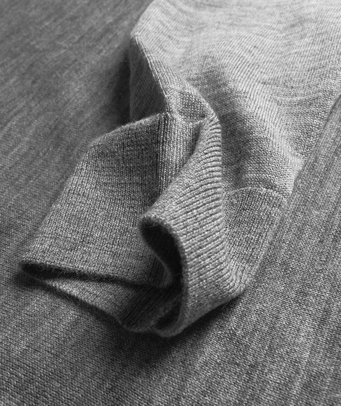 Nimbus Richmond Striktr&oslash;je med merinould, Gr&aring; melange, large image number 3