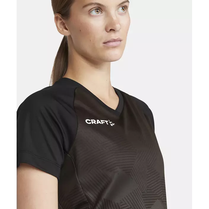 Craft Premier Fade Jersey Damen T-Shirt, Black, large image number 3