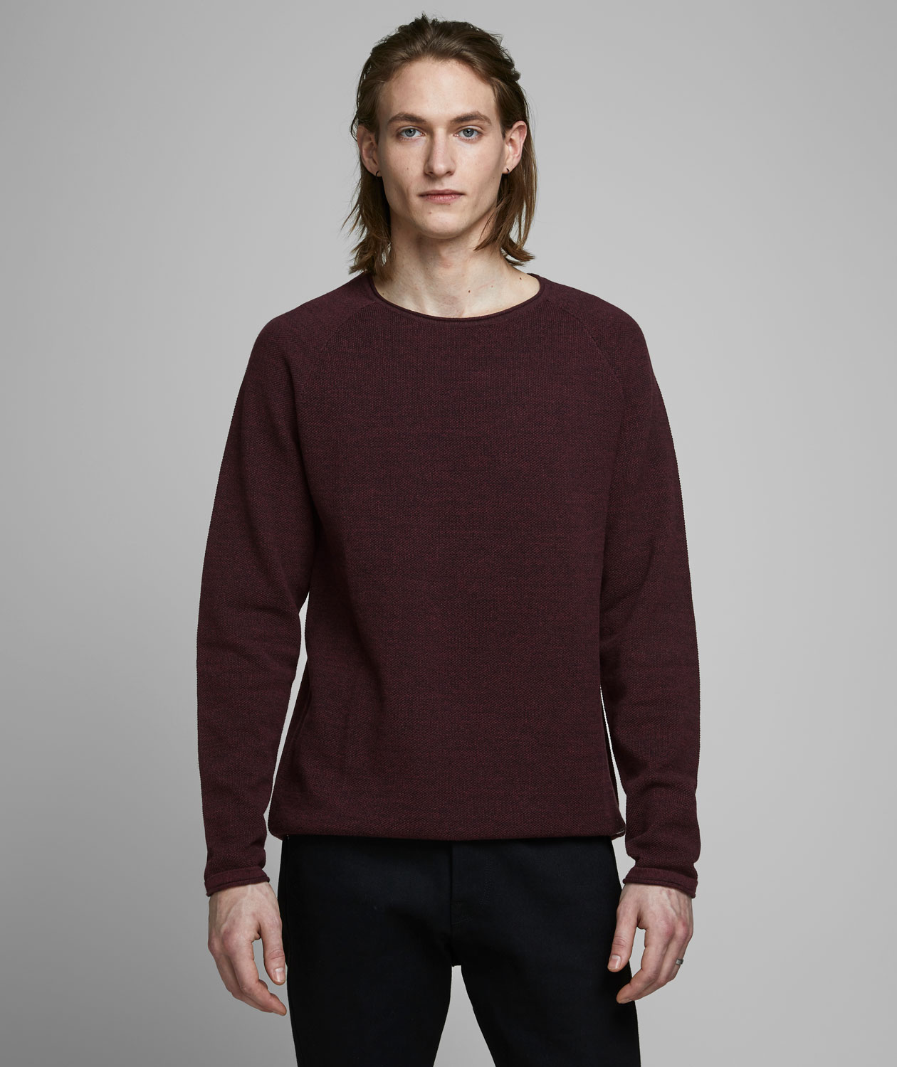 Jack & Jones JJEHILL Strickpullover, Port Royale