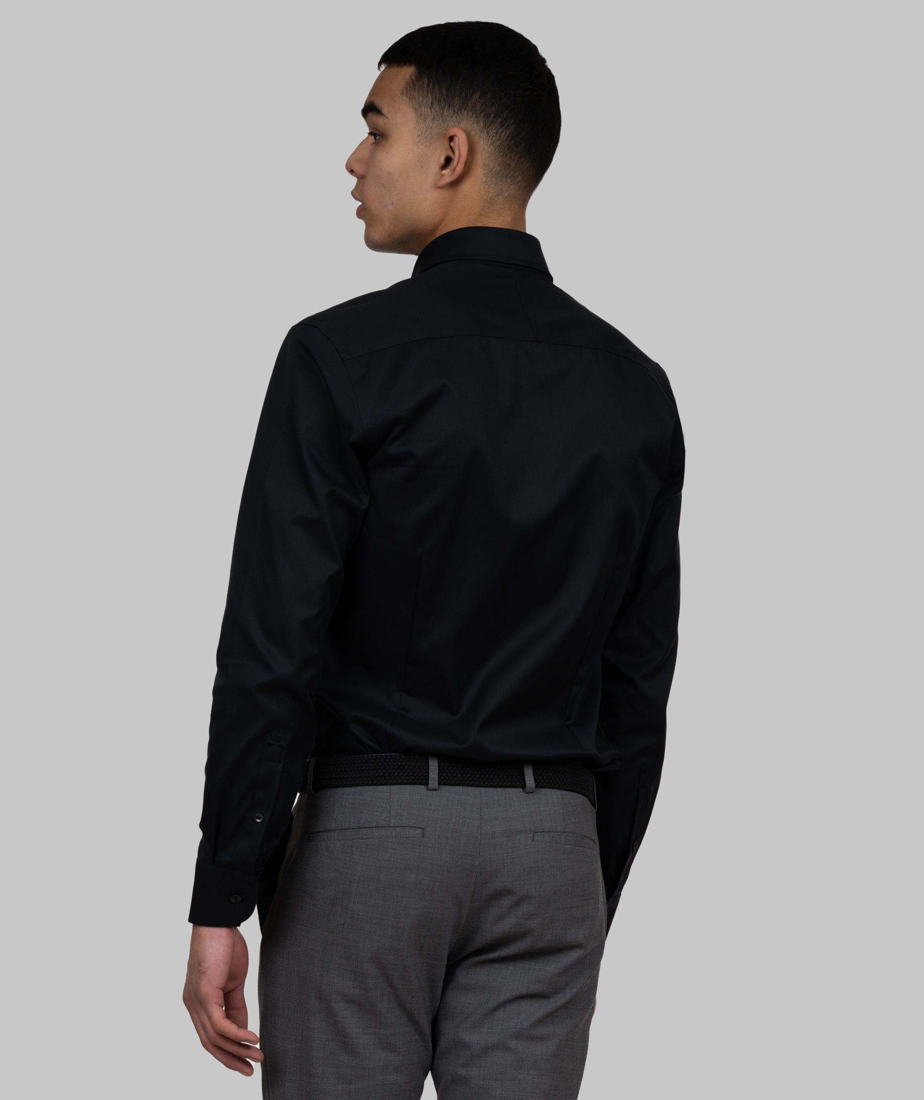 J. Harvest & Frost Black Bow 60 slim fit Hemd, Schwarz, large image number 3