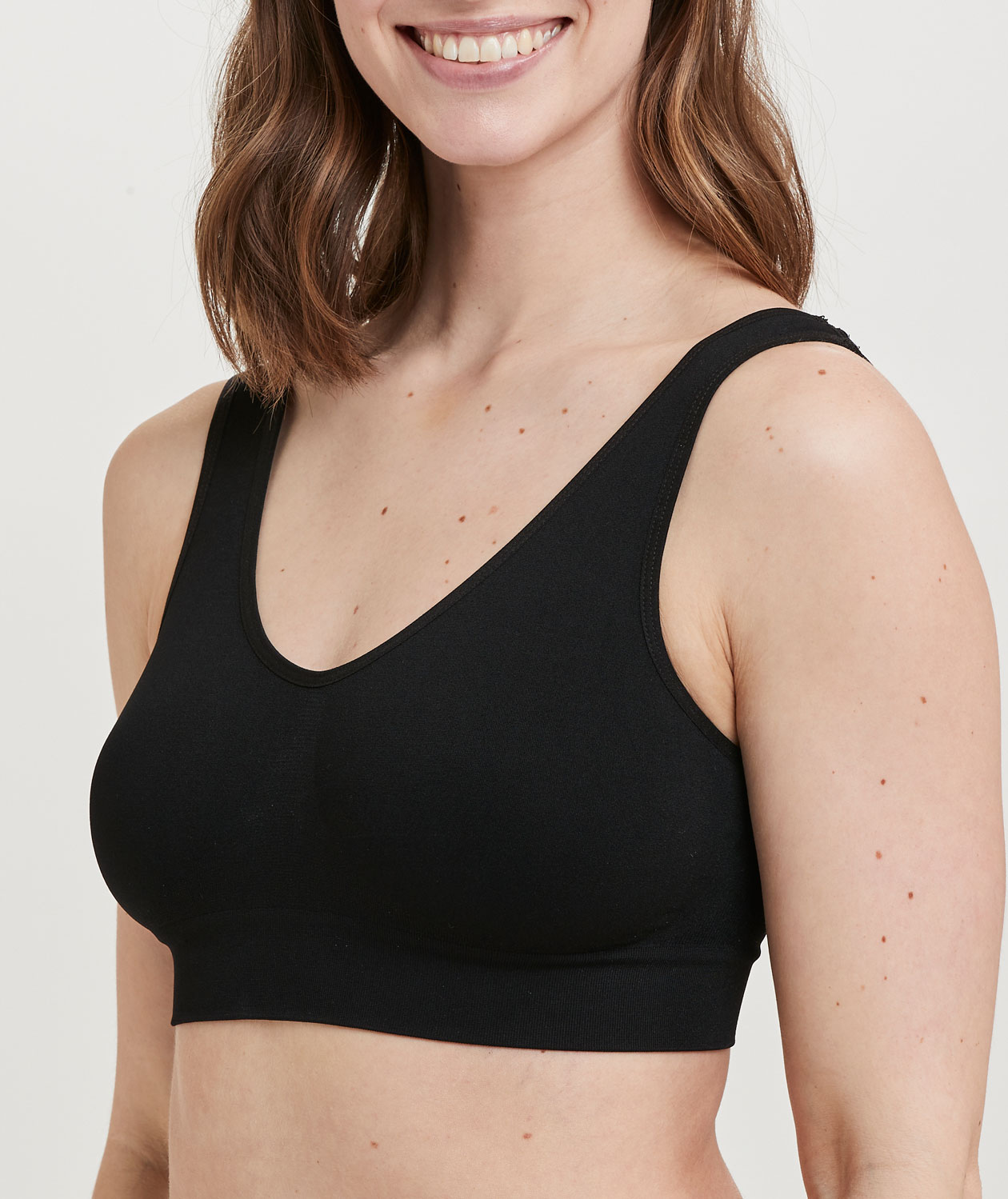 Decoy Microfiber bra, Black, large image number 2