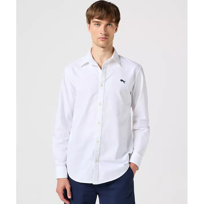 Wrangler Oxford skjorta, White, large image number 1