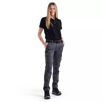 Blåkläder women's service trousers, Grey/Black