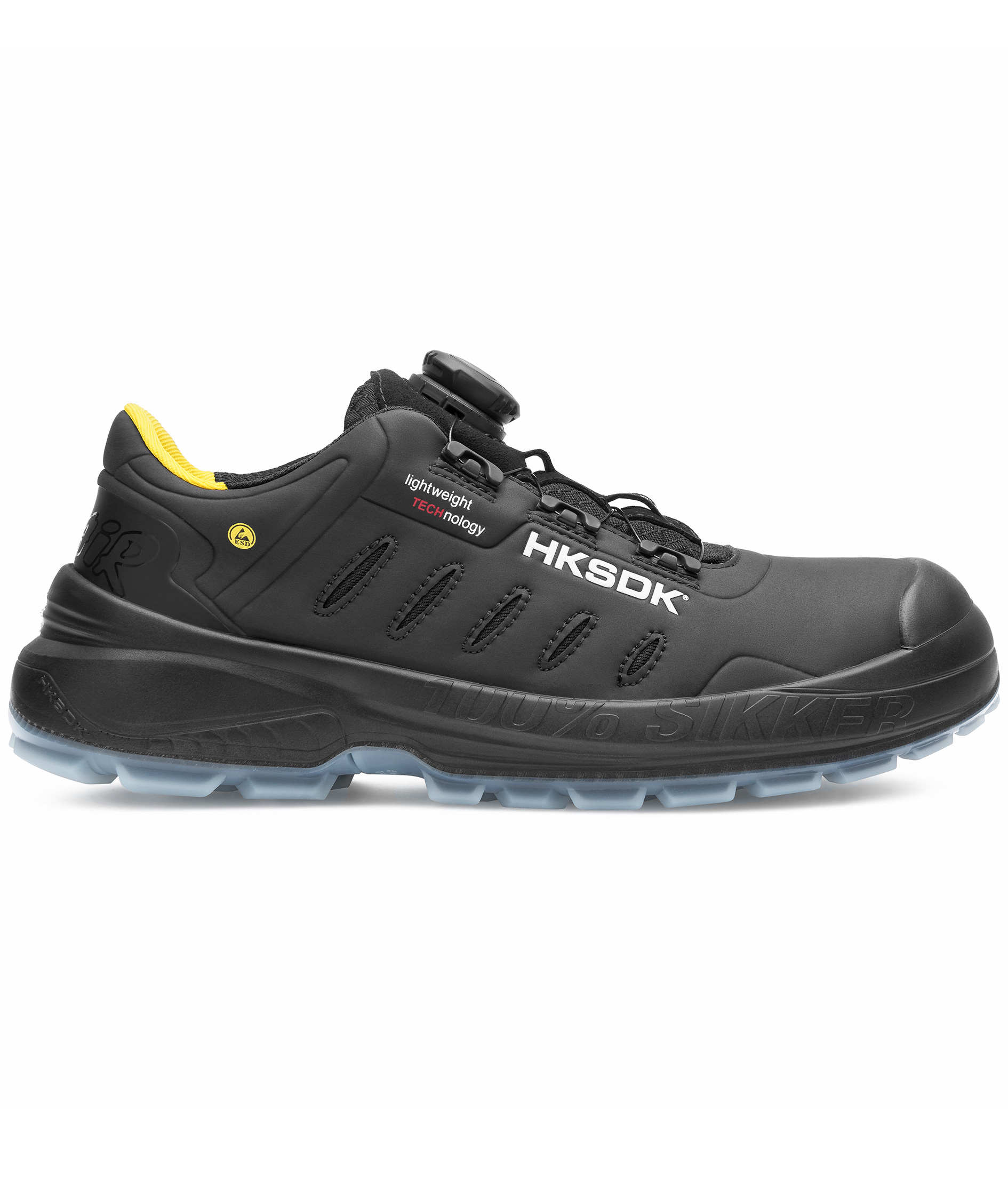 HKSDK E5 safety shoes S3, Black